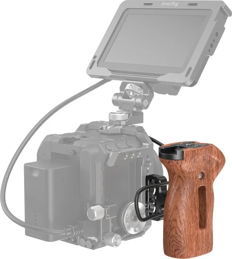 Dorezë anësore SmallRig 3323 me start/stop remote trigger, dru - 4