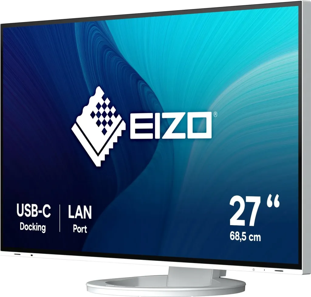 Monitor EIZO FlexScan EV2795, 27", IPS, QHD, 60Hz, 5ms, i bardhë - 2