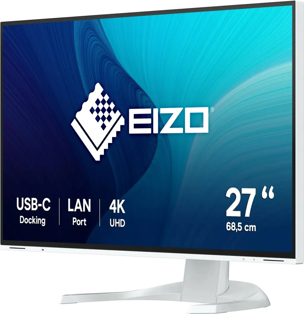 Monitor EIZO FlexScan EV2740X-WT, 27", IPS, 4K UHD, i bardhë - 2