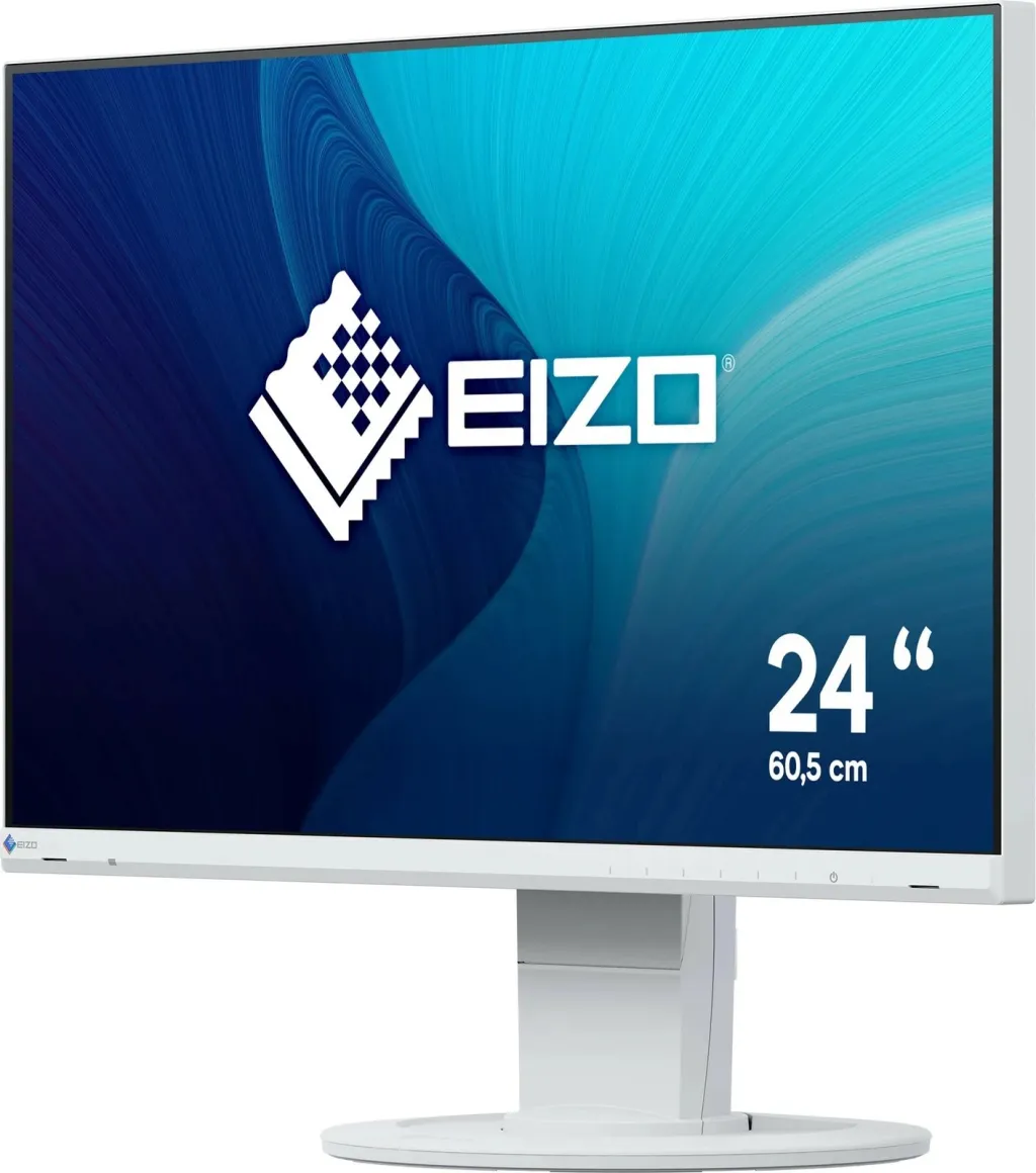 Monitor EIZO FlexScan, 24,1", IPS, FHD, i bardhë - 2