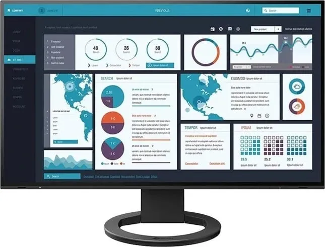 Monitor EIZO FlexScan EV2795, 27", IPS, QHD, i zi - 1