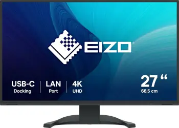 Monitor EIZO FlexScan EV2740X-BK, 27", IPS, 4K UHD, 60Hz, 5ms, i zi