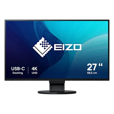 Monitor EIZO FlexScan EV2785-BK, 27", 3840 x 2160, 4K Ultra HD, i zi - 1