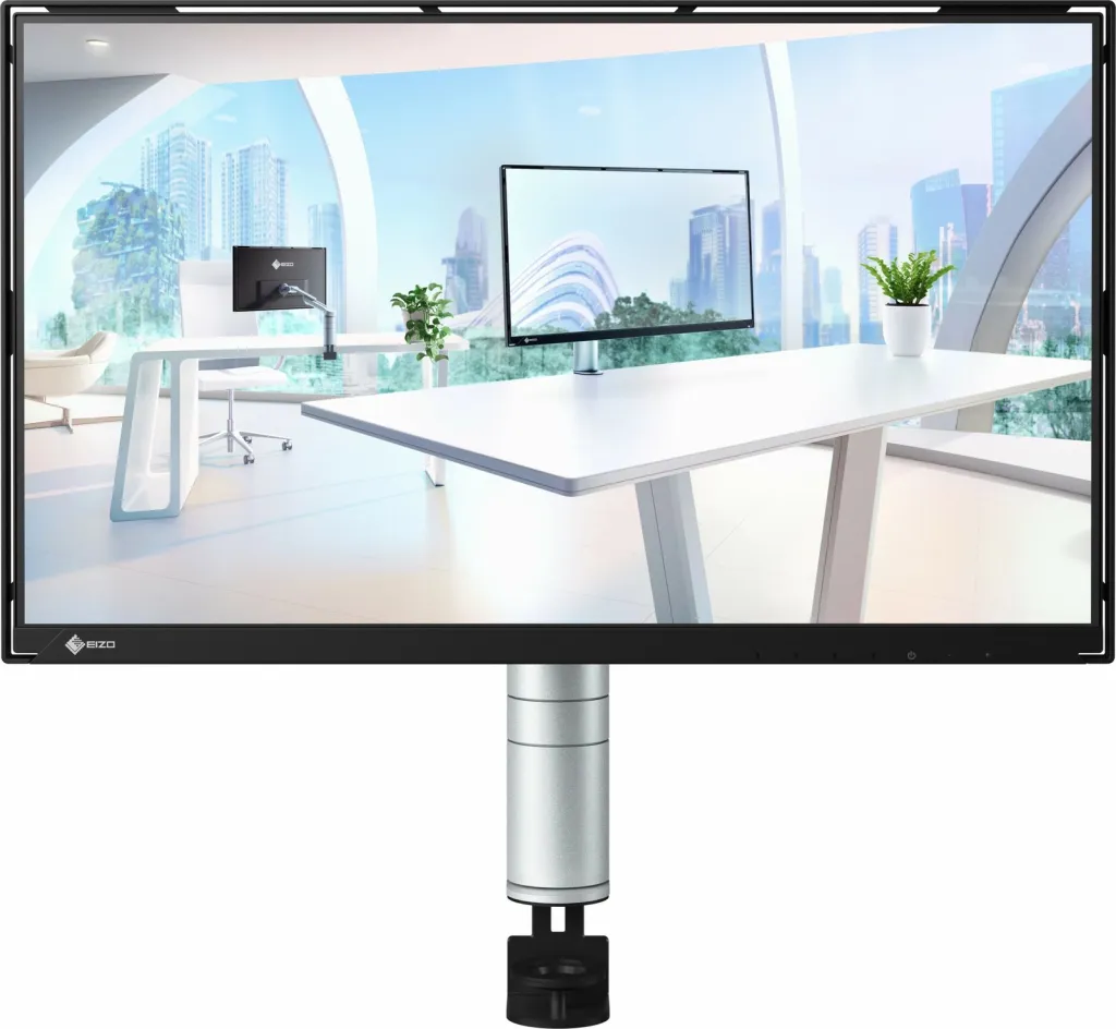 Monitor EIZO FLT, 23.8", IPS 16:9, 2x USB C, me krah rrotullues - 2