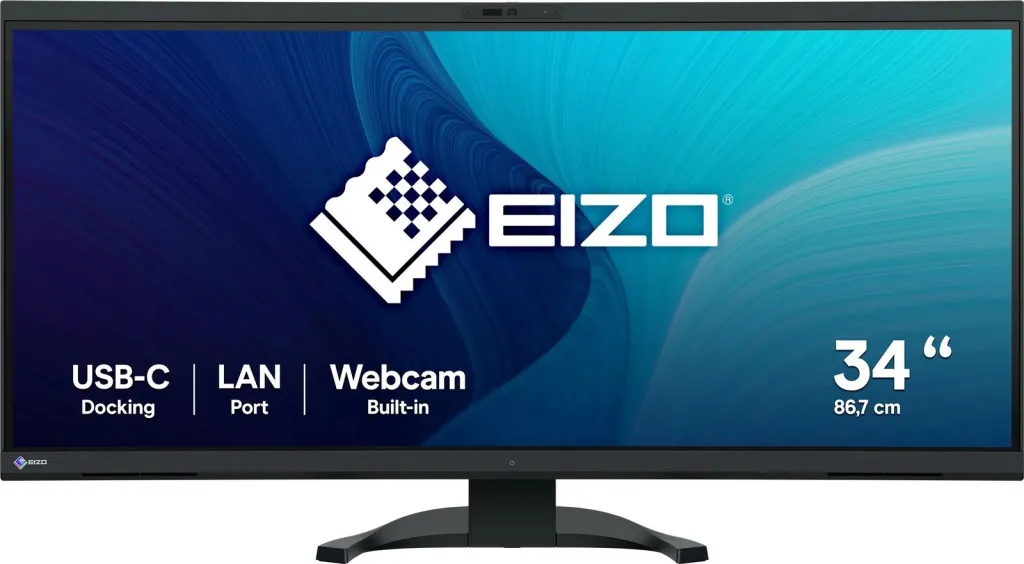 Monitor Eizo FlexScan EV3450XC, 34.1 inç, UltraWide Quad HD, LED, i zi - 1