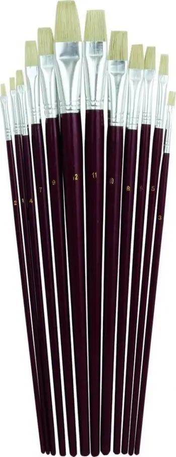 Furçë pikture Grand Flat Brushes 579, e sheshtë, për bojëra vaji