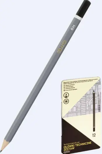 Set lapsa teknik dhe kuti metalike Grand, 12 copë
