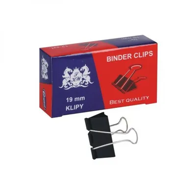 Kapëse metalike Grand, 19mm, 12 copë - 1