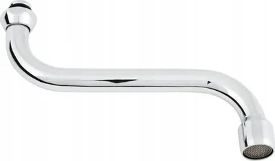 Spout për rubinet Hydroland SPOUT WL.S-115.B, 1/2", 115mm, krom - 2