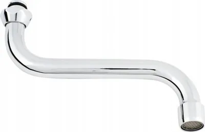 Gripë rubineti Hydroland Spout S 3/4", 160mm, krom - 2