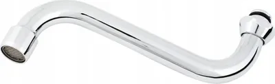 Gyp rubineti Hydroland SPOUT S, 3/4", 180mm, krom - 1