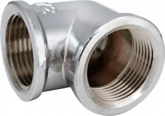 Lidhës këndi Hydroland ELBOW CHROME 6 20, bronz, për tuba G3/4", krom