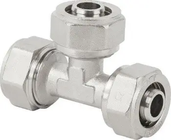 Pjesë lidhëse T Hydroland PX-R.T.16, bashkues 16x16, për tuba PEX, e vidhosur