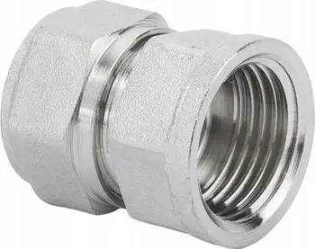 Fiting hidraulik Hydroland PEX.Z.GW20X1/2, 20x1/2, për tuba PEX, i argjendtë