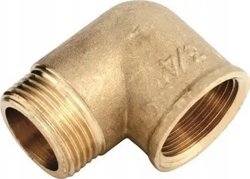 Përçues këndor bronzi Hydroland ELBOW BRASS 1/2", femër mashkull, prej bronzi