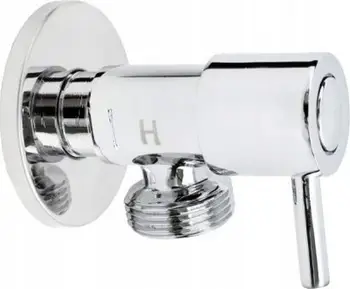 Valvul këndore Hydroland ZK.C10, 1/2"-3/8", kartush qeramik, krom
