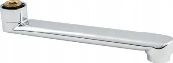 Spout rubineti Hydroland X CAST C.BH.SPOUT-250, 250mm, montim murale 3/4", krom