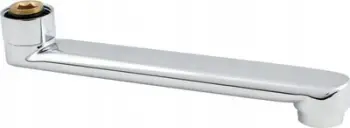 Spout për bateri muri Hydroland SPOUT CAST 180mm, i drejtë, krom