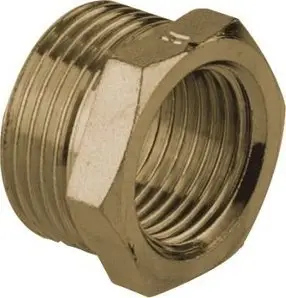 Reduktim bronzi Hydroland, 1/2" M në 3/8" F, për ujësjellës dhe ngrohje