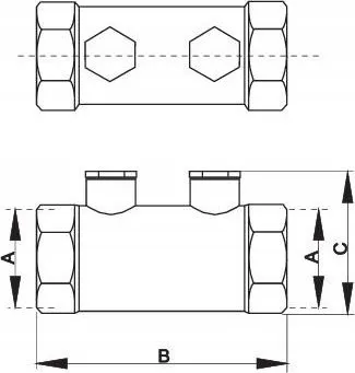 Valvul kontrolli Hydroland BACKFLOW PREVENTION, 1", bronz - 3