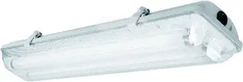 Ndriçues hermetik GTV, 2 x 18 W, i hirtë