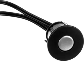 Ndërprerës me prekje GTV, 22 x 16 mm, i zi