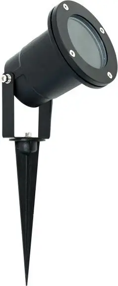 Ndriçues kopshti GTV DIEGO GU10 max, 35 W, IP65, AC220-240V 50 / 60Hz, i zi
