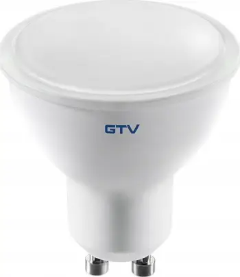 Llambë LED GTV LD-SPNGU10-7W, 7W, 560lm, 4000K, GU10, e bardhë