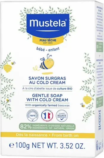 Sapun për trup dhe fytyrë Mustela, 100 g