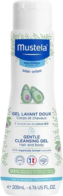 Xhel pastrimi Mustela Gentle Cleansing, 200 ml