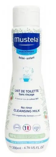 Qumësht pastrues për lëkurë Mustela 200 ml