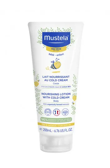 Losion të thatë Mustela Nourishing Lotion with Cold Cream, 200 ml - 1