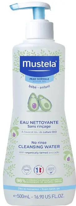 Ujë micellar pa shpëlarje për foshnje Mustela, 500ml