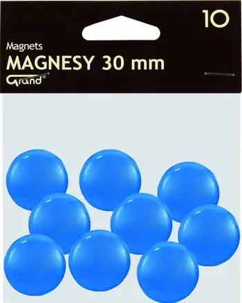 Magnet tavoline Argo Magnets WF 607173, 15mm, set 10 copë, blu