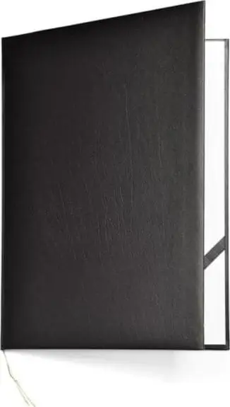 Kapak diplome Argo Elegant 220217, 220x310mm, paketim 10 copë, i zi