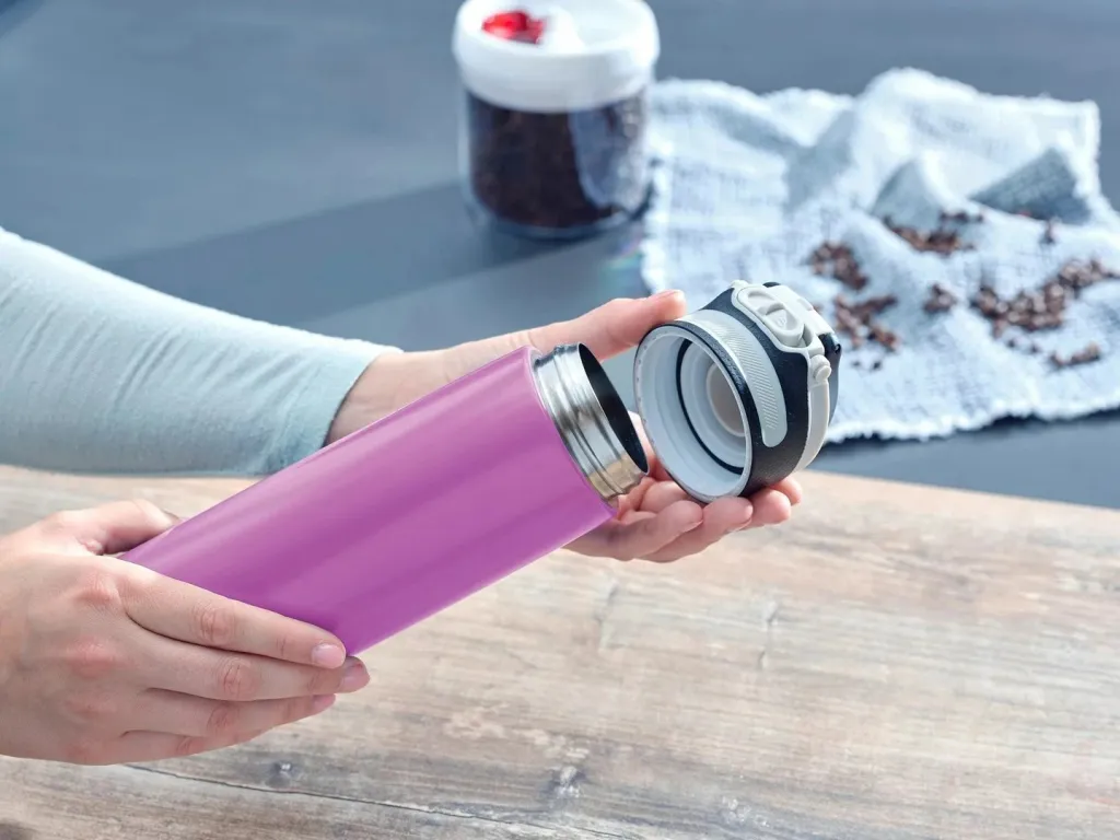 Gotë termike Leifheit Flip 600 ml, magenta - 4