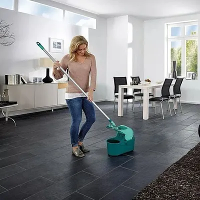 Set shtupë + kovë Leifheit 55092, e kaltër - 5