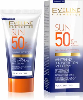 Krem fytyre për mbrojtje nga Dielli Eveline, SPF 50, UVA