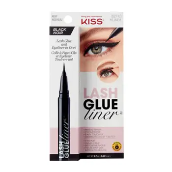 Ngjitës për qerpikë Kiss Lash Glue Liner Black, 0.7 ml