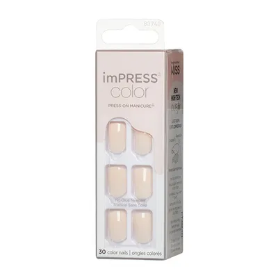 Thonj artificial Kiss imPRESS Color Point Pink, 30 copë - 2