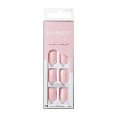 Thonj artificialë KISS imPRESS Color Pick Me Pink, 30 copë - 1