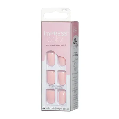Thonj artificialë KISS imPRESS Color Pick Me Pink, 30 copë - 2