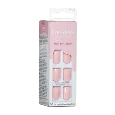 Thonj artificialë KISS imPRESS Color Pick Me Pink, 30 copë - 3