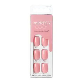 Set thonj vetë-ngjitës Kiss imPRESS Color Pretty Pink, 30 copë