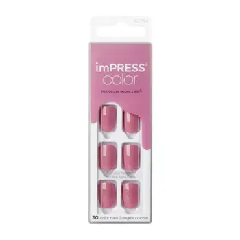 Set thonj vetëngjitës KISS imPRESS Color Petal Pink, 30 copë