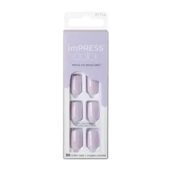 Set thonj vetëngjitës KISS imPRESS Color Picture Purplect, 30 copë