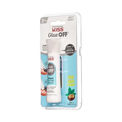 Heqës për thonj artificial Kiss Glue Off False, 13.5 ml - 2