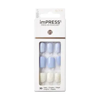Thonj artificial Kiss imPRESS Lavender Whisper, 30 copë