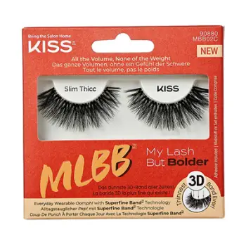 Qerpikë artificialë KISS MLB Bolder False Eyelashes - Slim Thicc