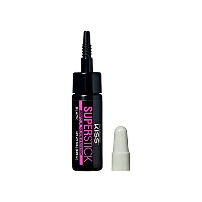 Ngjitës për qerpikë KISS, 6.5 g, i zi - 2